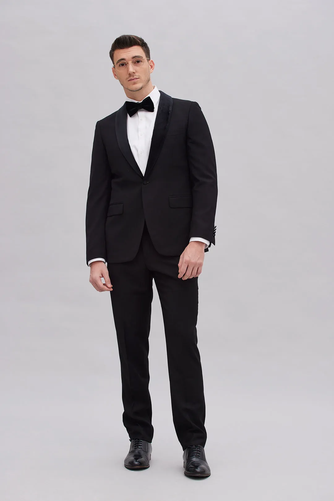 Toshi Black Textured Tux Jacket