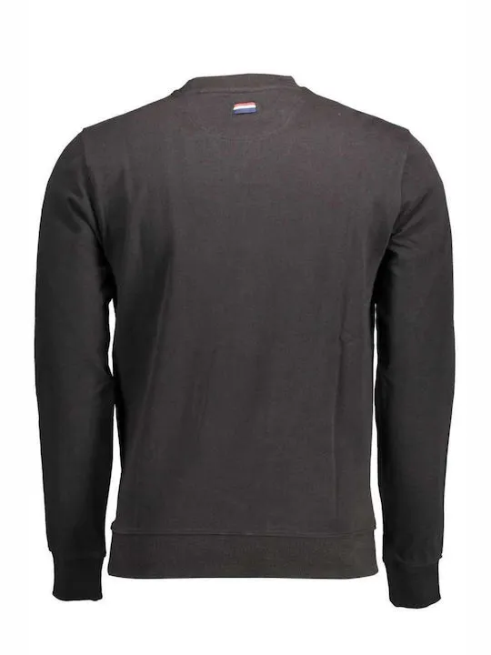 US Polo Assn Lightweight cotton crewneck sweatshirt 6152652088 199 black 