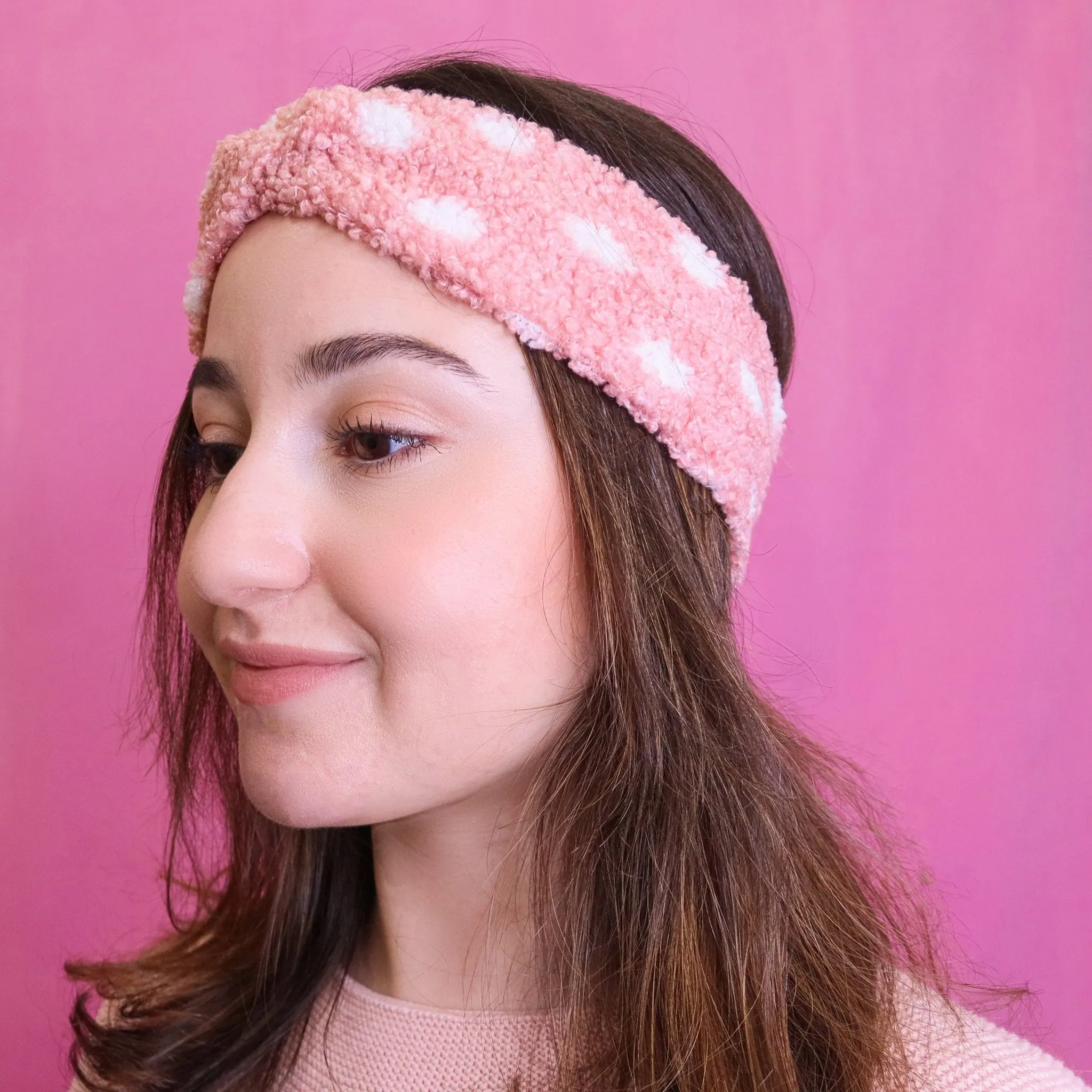 Wide Criss Cross Sherpa Headbands - 2 Pack