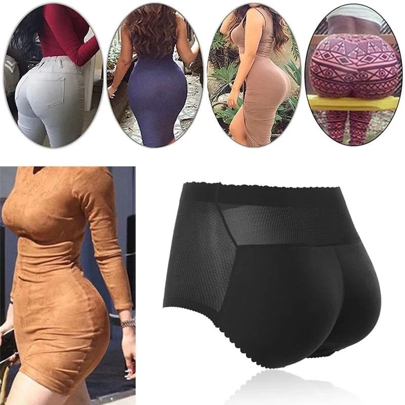 Women Butt Lifter Lingerie Fake Butt Short Brief Hip Up Padded Seamless Butt Hip Enhancer Shaper Panties Body Shapers