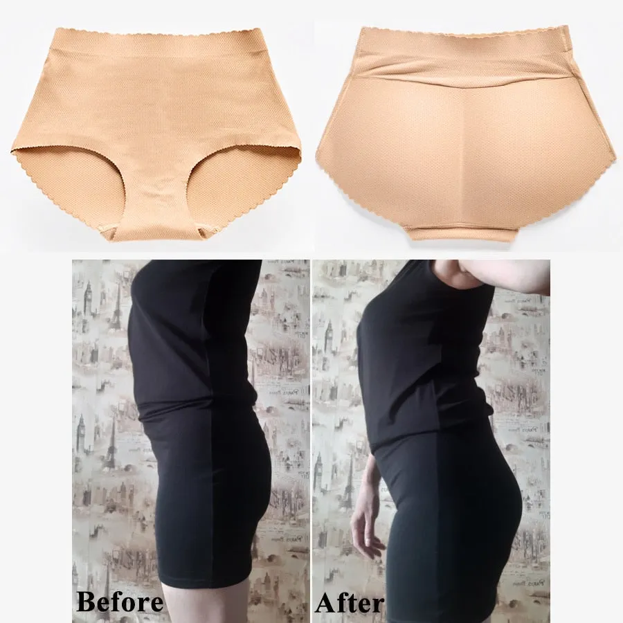 Women Butt Lifter Lingerie Fake Butt Short Brief Hip Up Padded Seamless Butt Hip Enhancer Shaper Panties Body Shapers