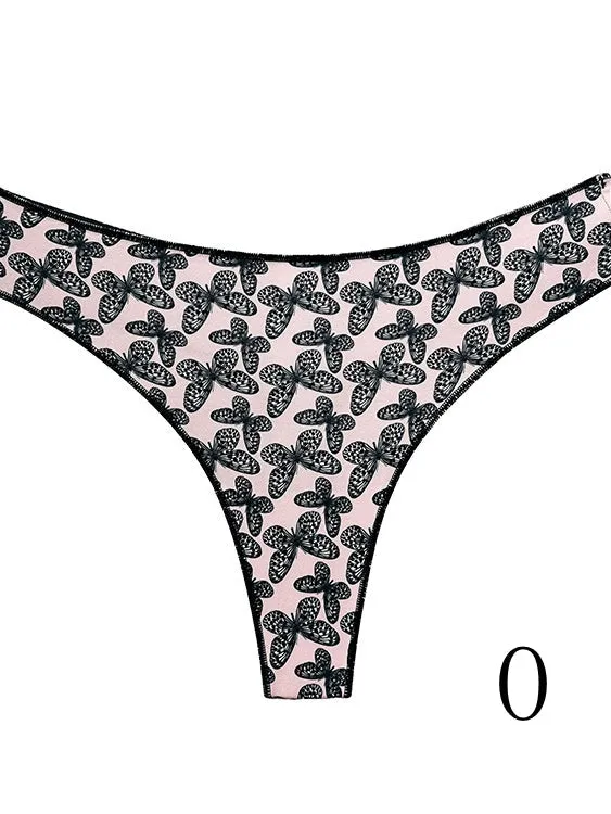 ZASUWA  Female Unique Print T-back Panties